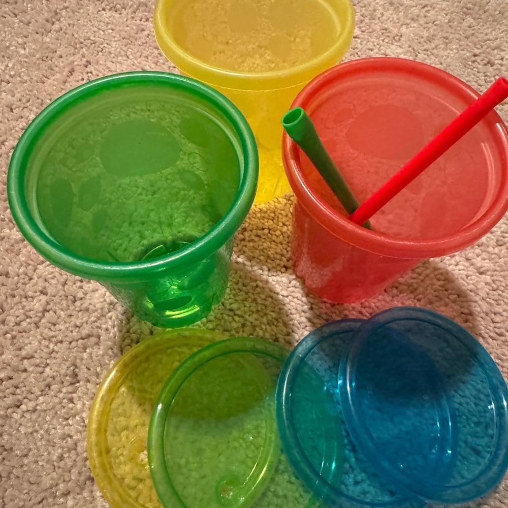 The First Years Take & Toss Straw Cups, 3 cups